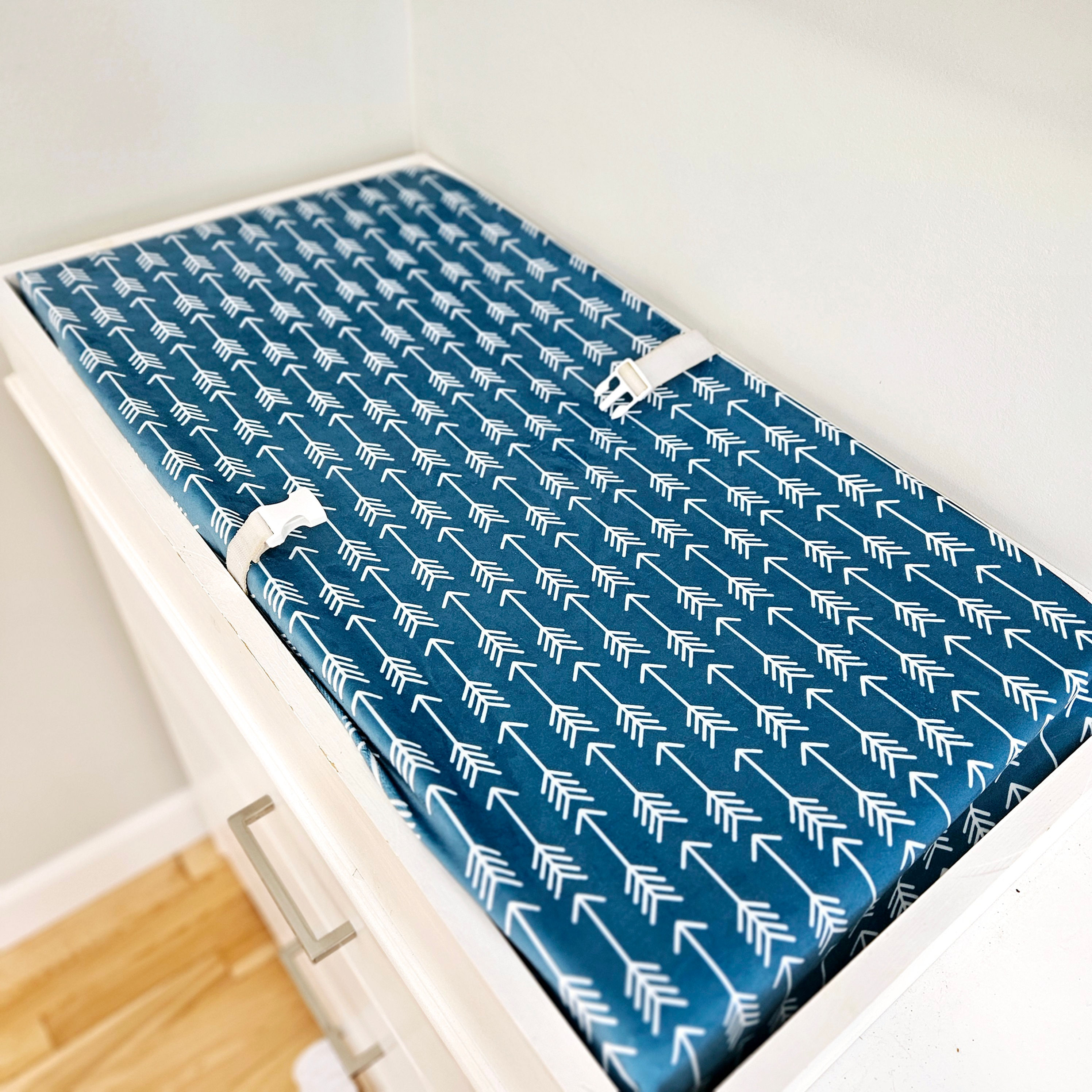 Accessoire | Drap de change (table à langer) | flèches marines