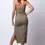 Thumbnail: Naomi Strapless Dress Olive