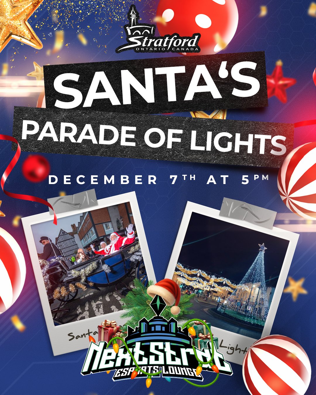 NextStrat attends Santa's Parade of Lights! 

December 7th at 5pm.