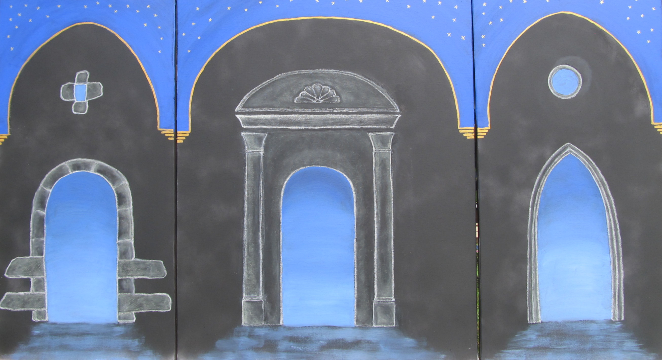 Triptyque retr