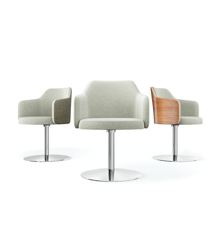 Miniatura: DUO D36172SD/POLPI SILLA GIRATORIA