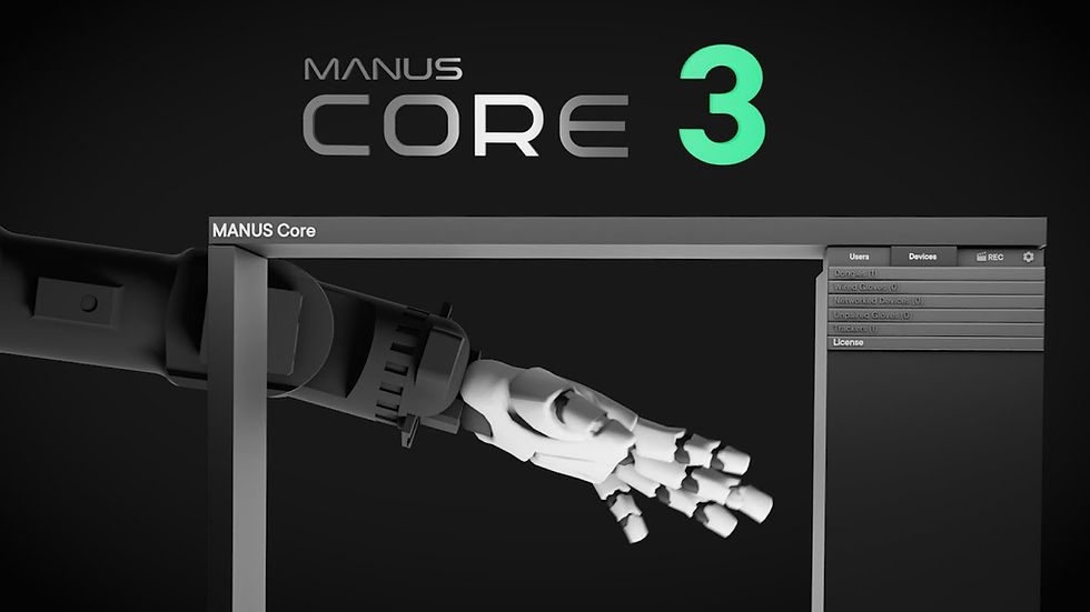 MANUS: novedades en la tecnología de captura de movimiento háptico