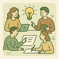 illustration pour notre groupe