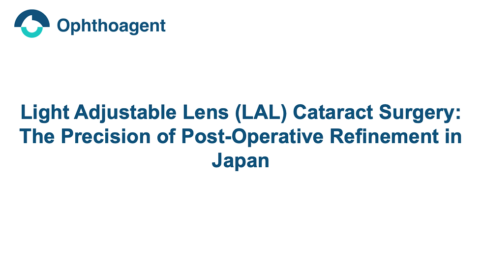 lal cataract surgery in Japan
