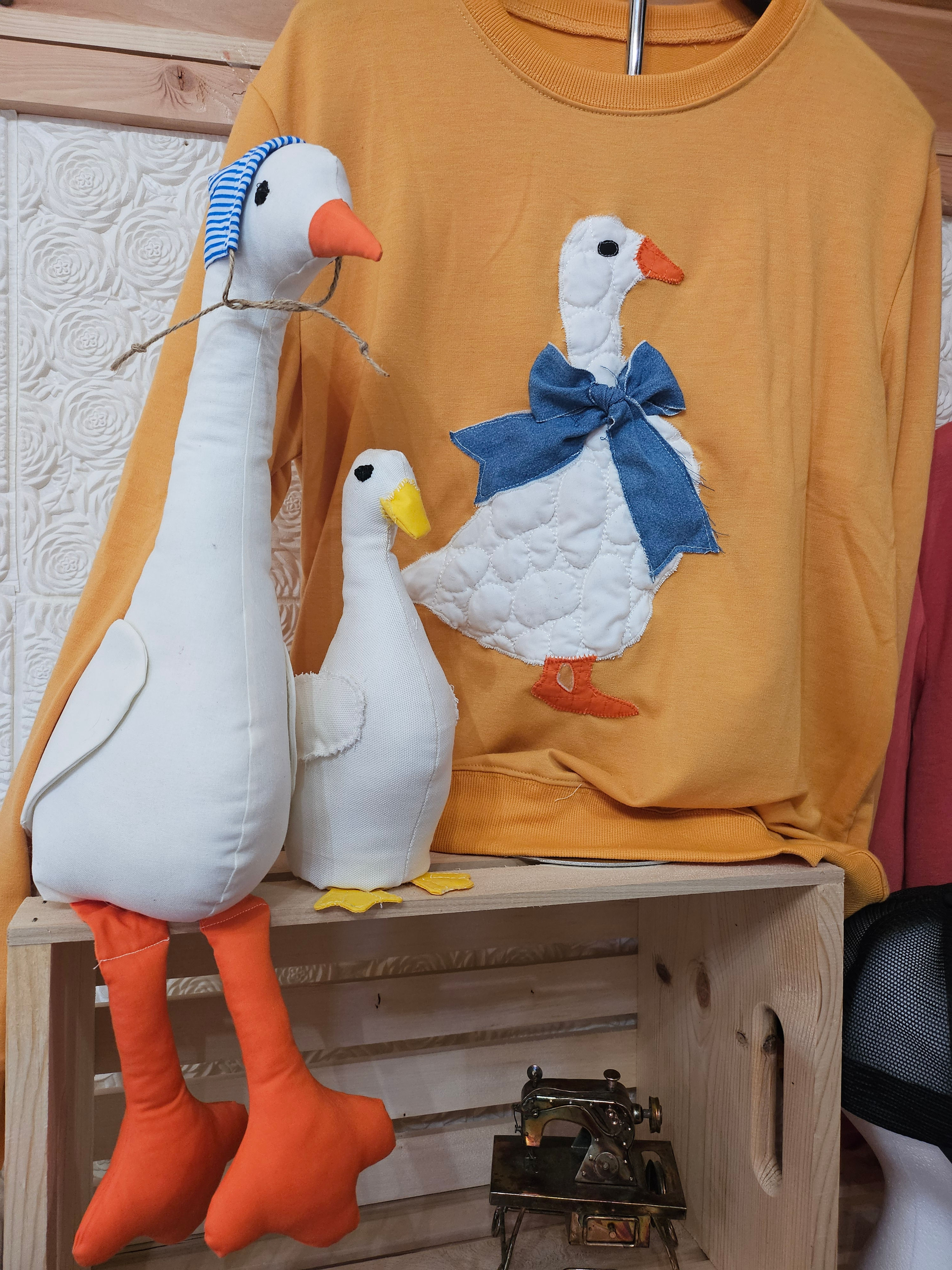 Quilted Goose Sweatshirt