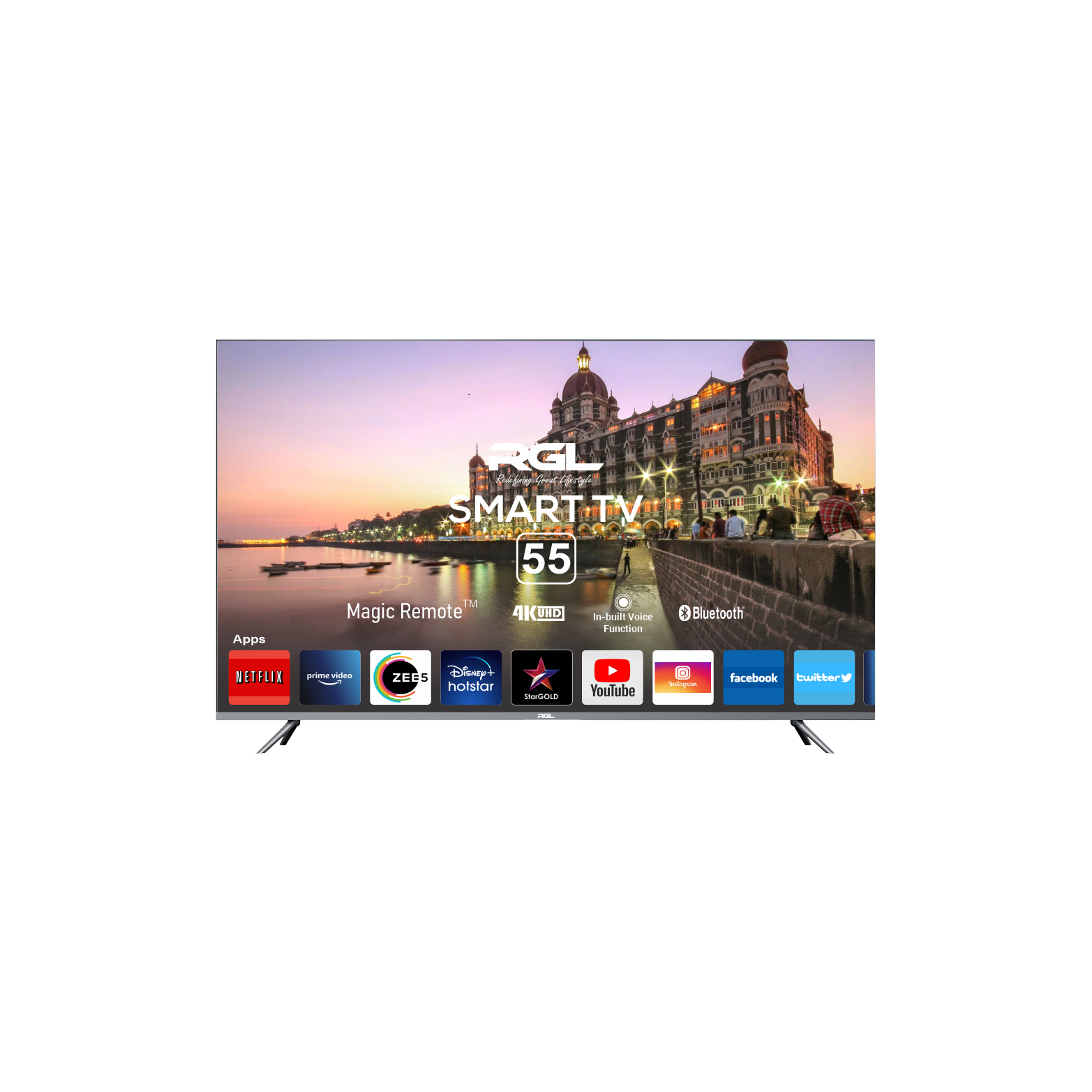 RGL 140cm(55inch)UHD Smart Android Led tv (RGS5501)