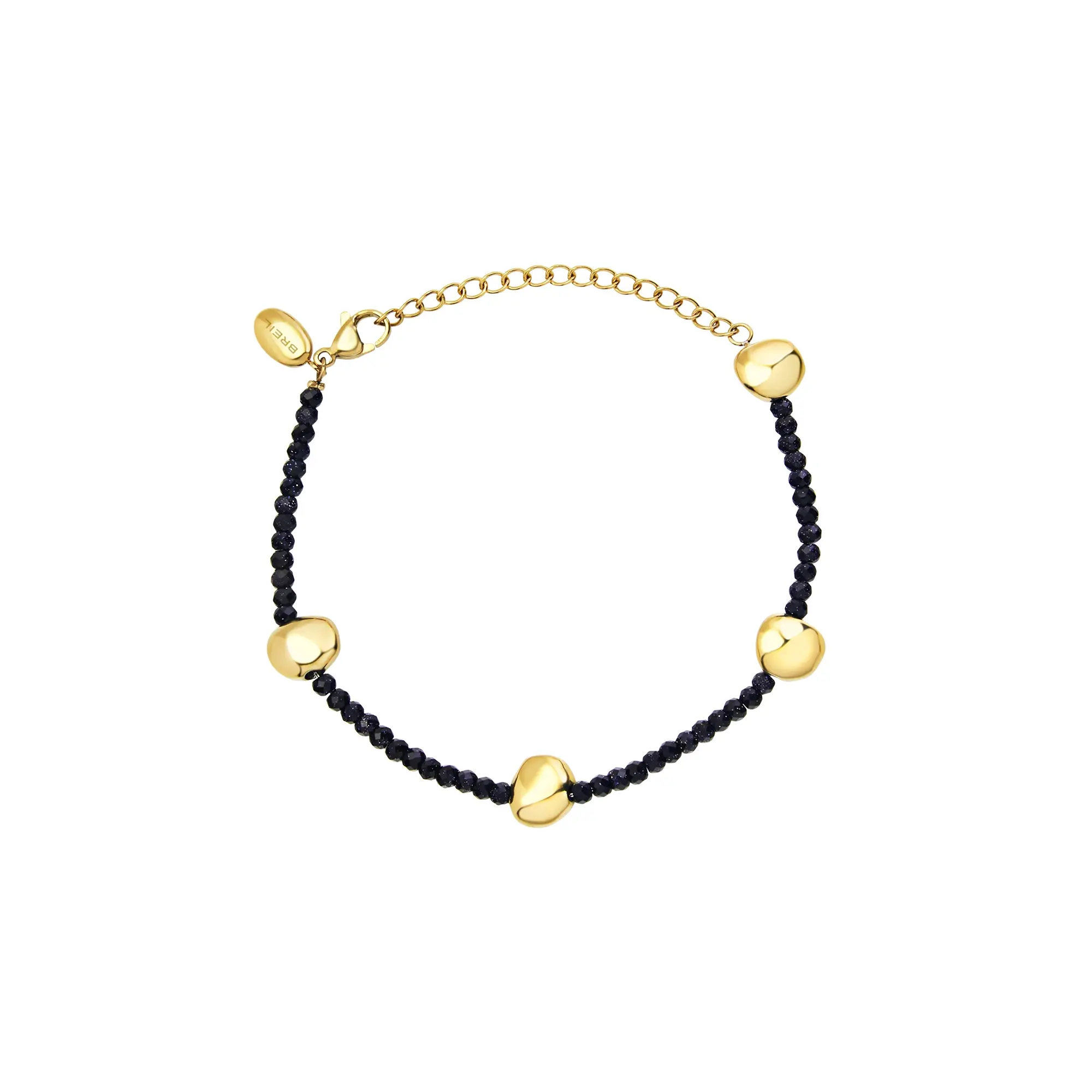 BREIL B ROCKS BRACCIALE IN SANDSTONE E ACCIAIO COLOR ORO REF. TJ3696