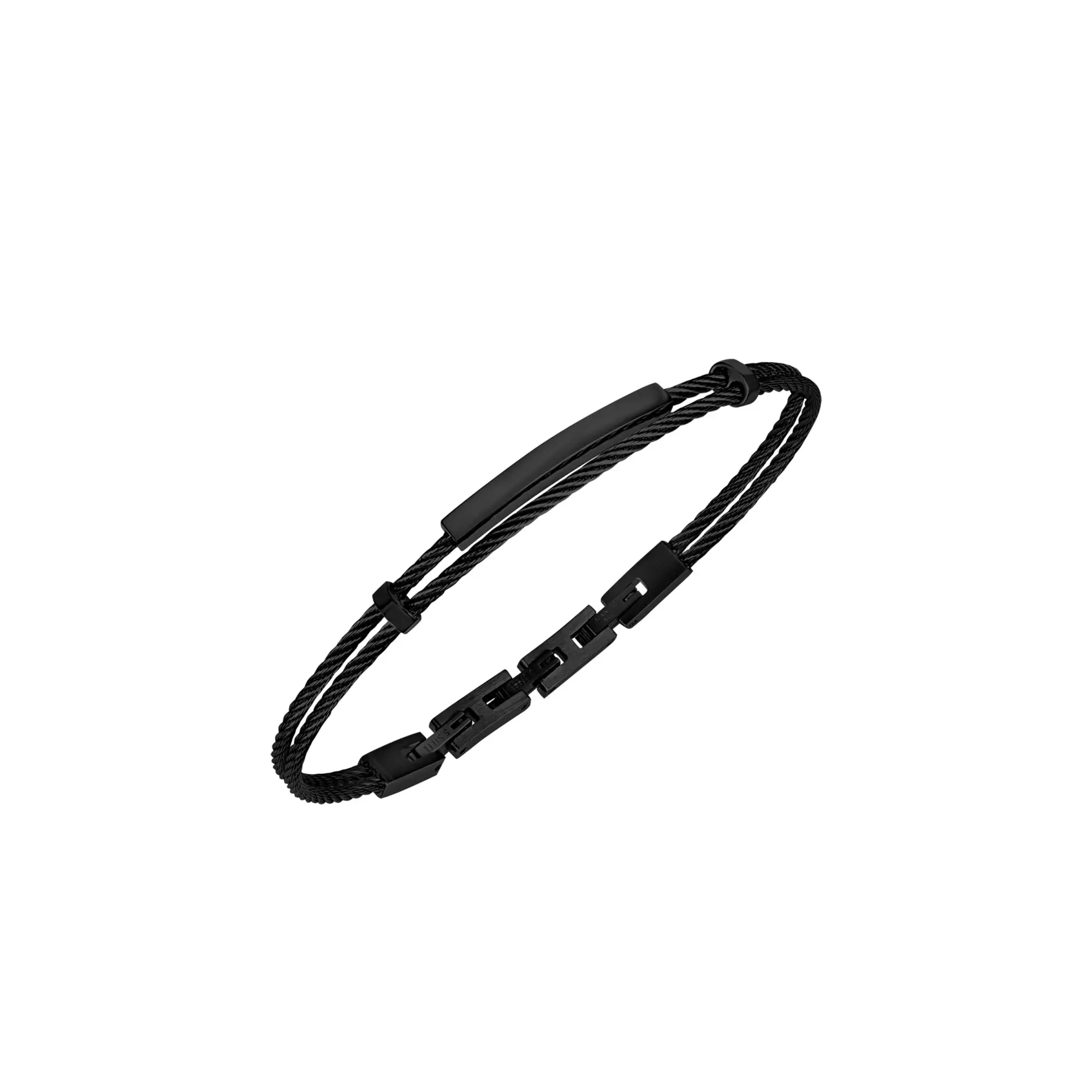 BREIL LOOP BRACCIALE IN ACCIAIO IP BLACK REF.  TJ3441