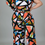 Thumbnail: Chasity Multi-Print Jumpsuit - Plus
