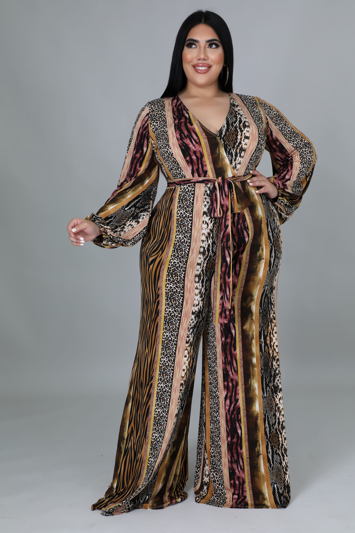 Safari Gal Jumpsuit - Plus