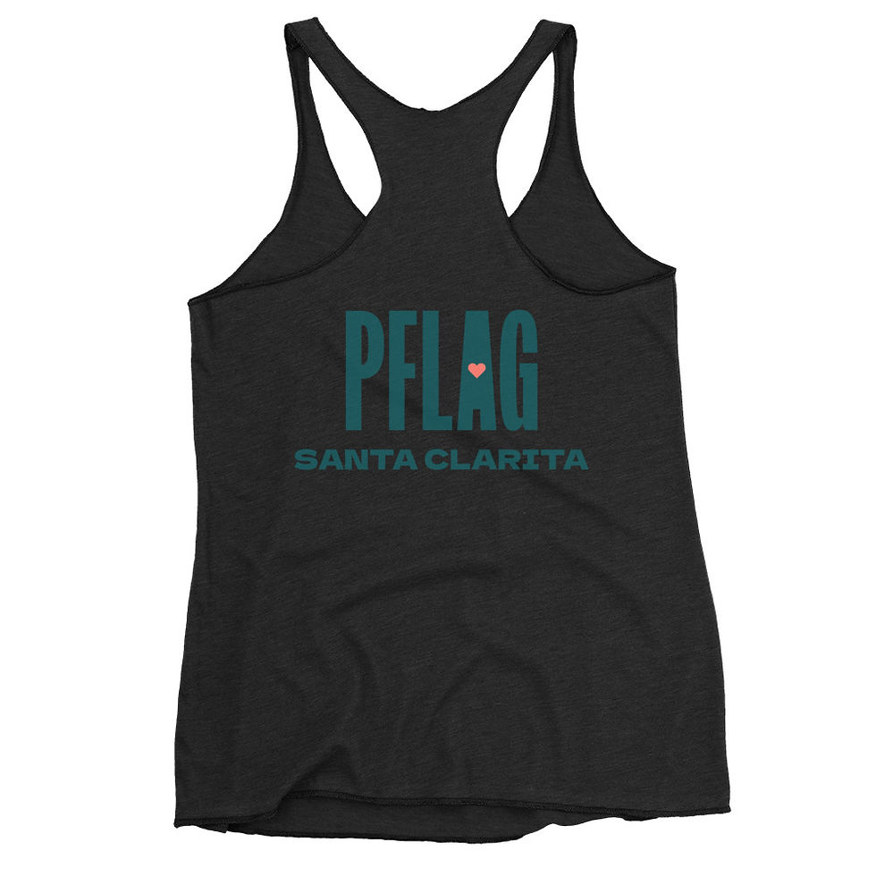 Thumbnail: PFLAG SCV Heart Chapter Logo Racer Tank