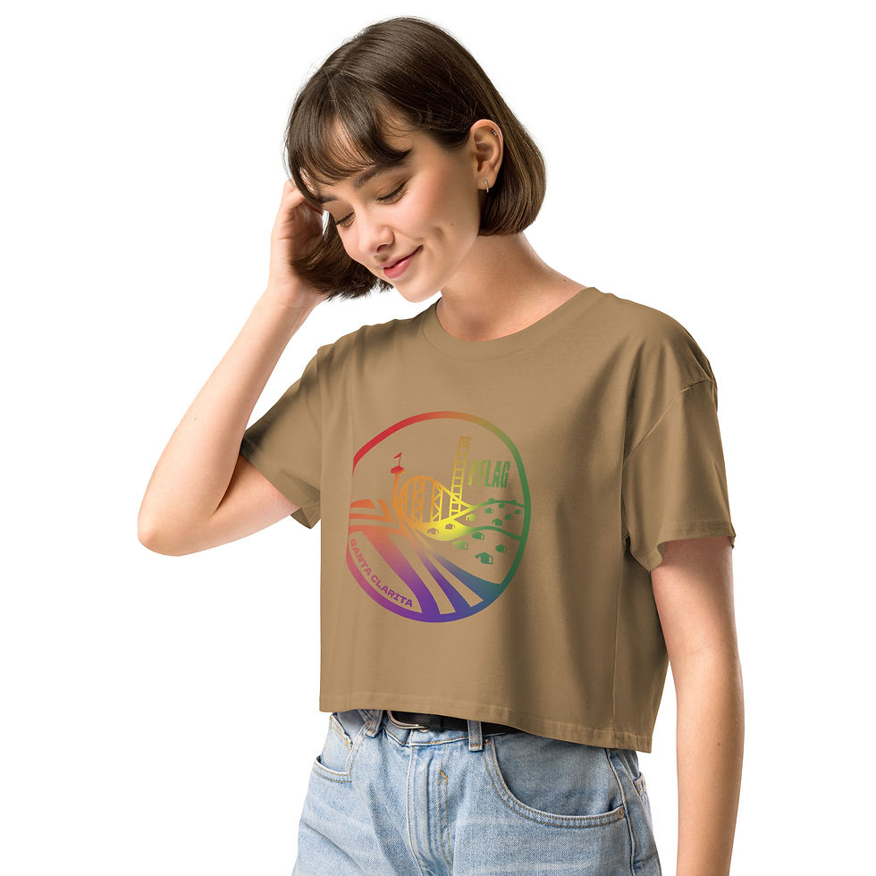 Thumbnail: 6 Color Rainbow Pride Crop Top