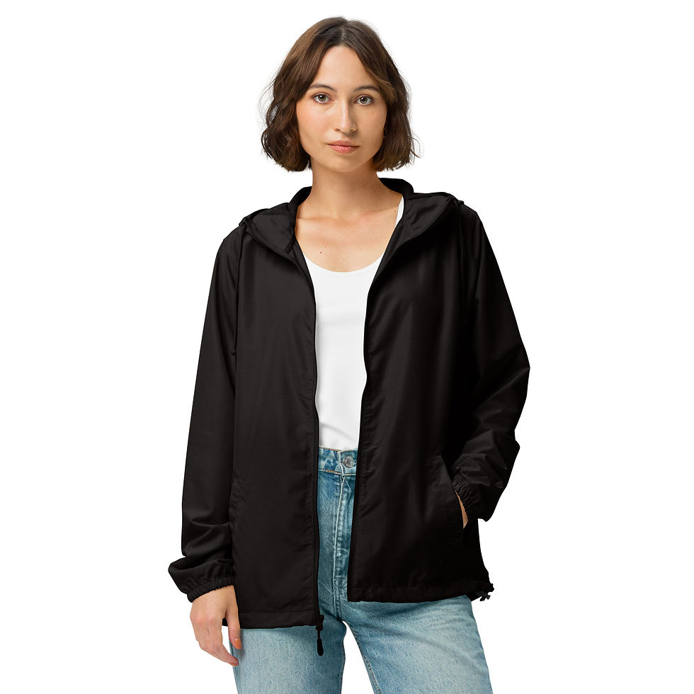 Thumbnail: Unisex lightweight zip up windbreaker