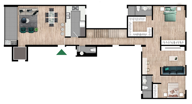 Plano primera planta 401