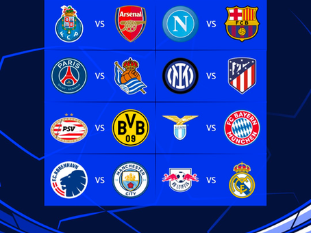 UEFA Champions League Round of 16 Predictions