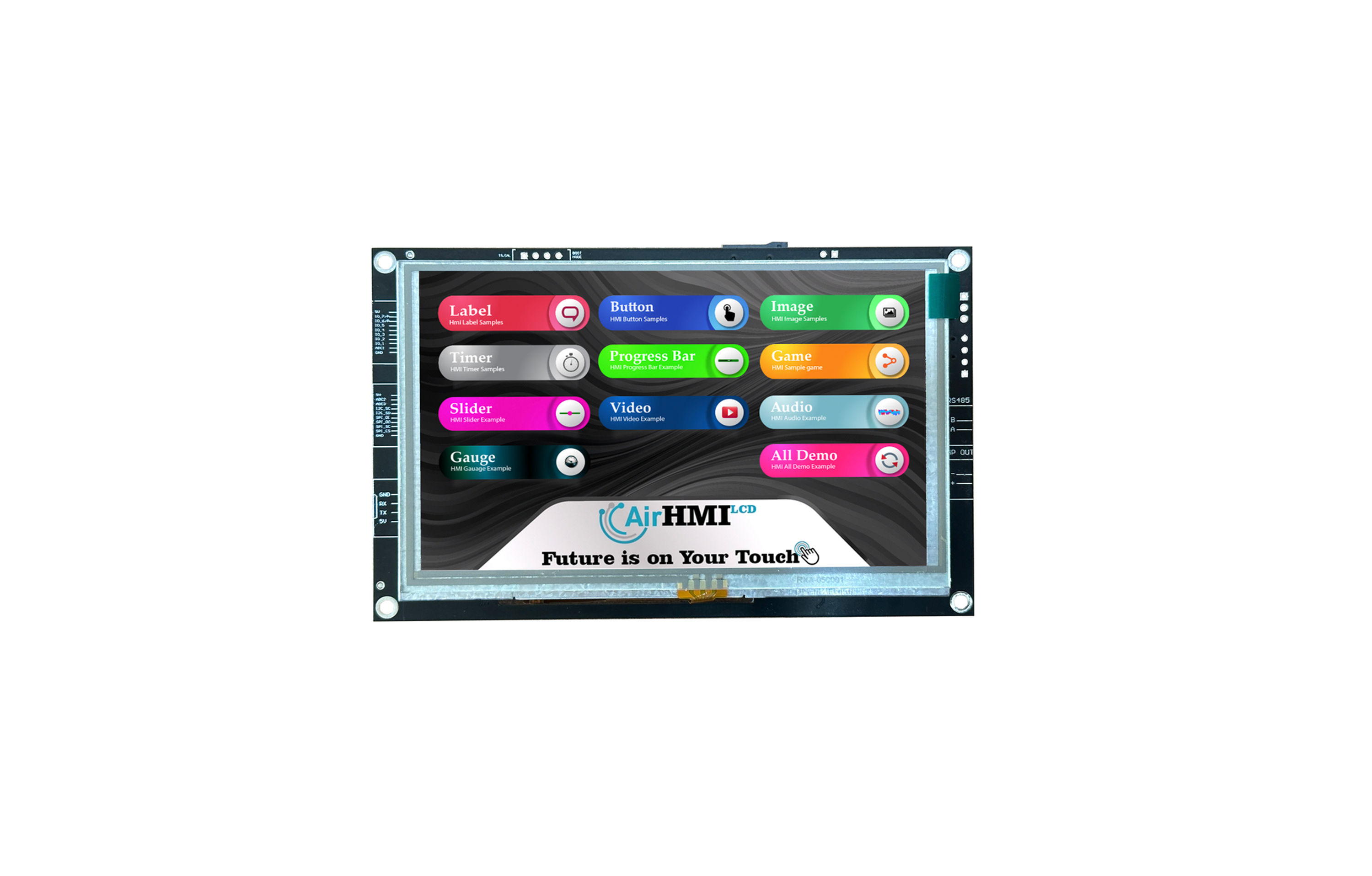 4.3" RESISTIVE TOUCH INDUSTRY HMI EKRAN