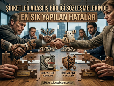 Şirketler Arası İş Birliği Sözleşmelerinde En Sık Yapılan Hatalar