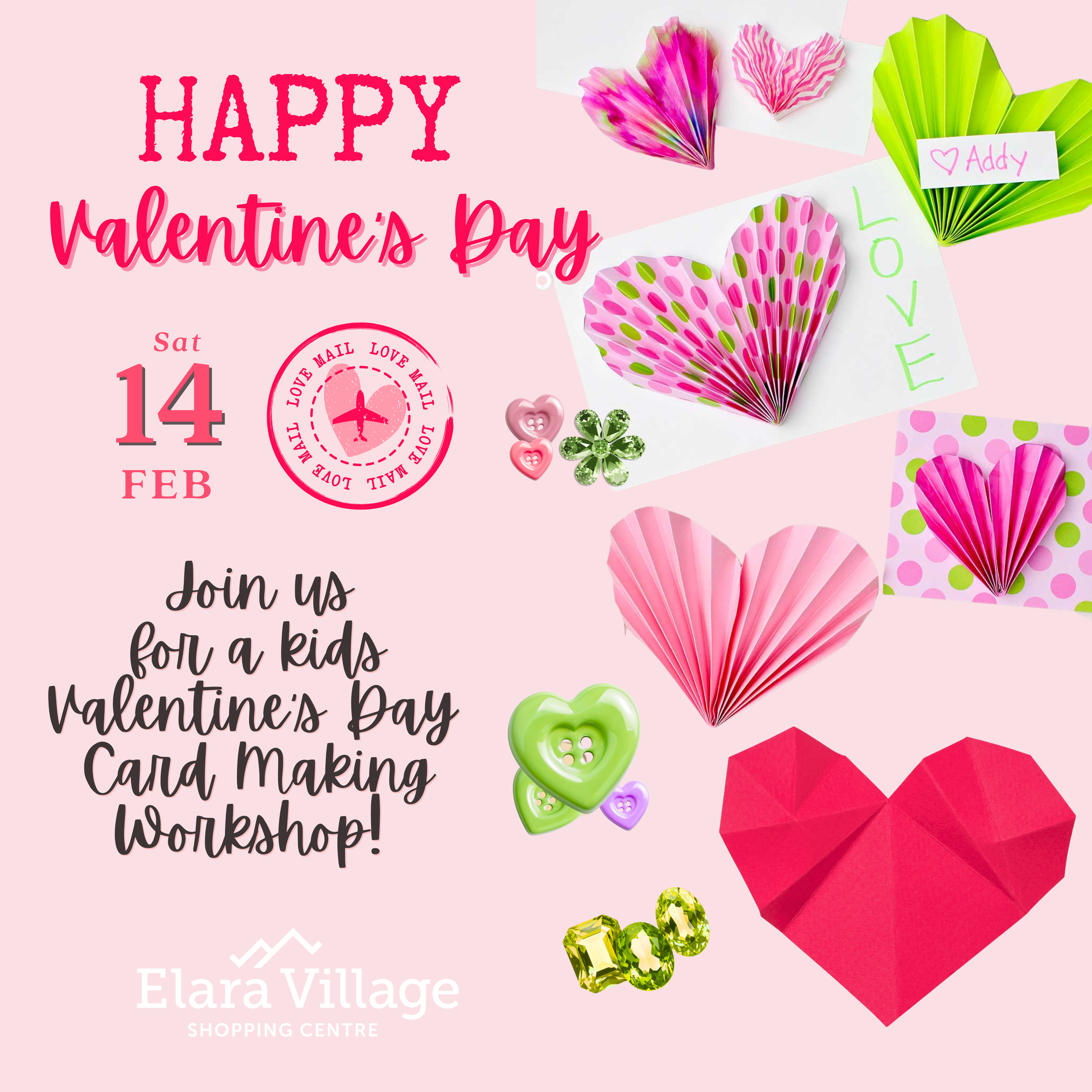 Valentines Card Making @ Elara Village Shopping Centre