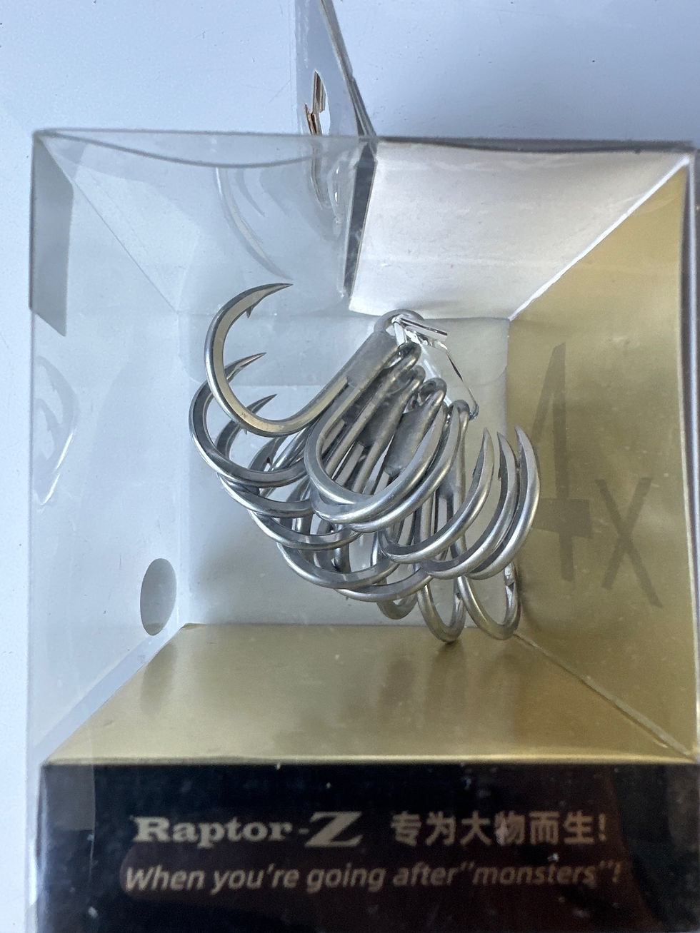Thumbnail: BKK Raptor Z treble Hooks - 6071-4X-HG