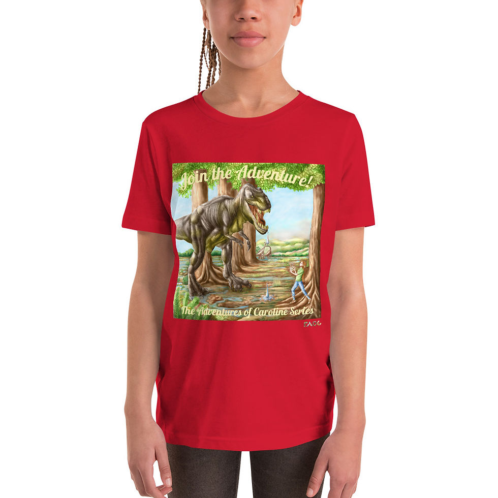 Thumbnail: Youth Short Sleeve T-Shirt - T-Rex