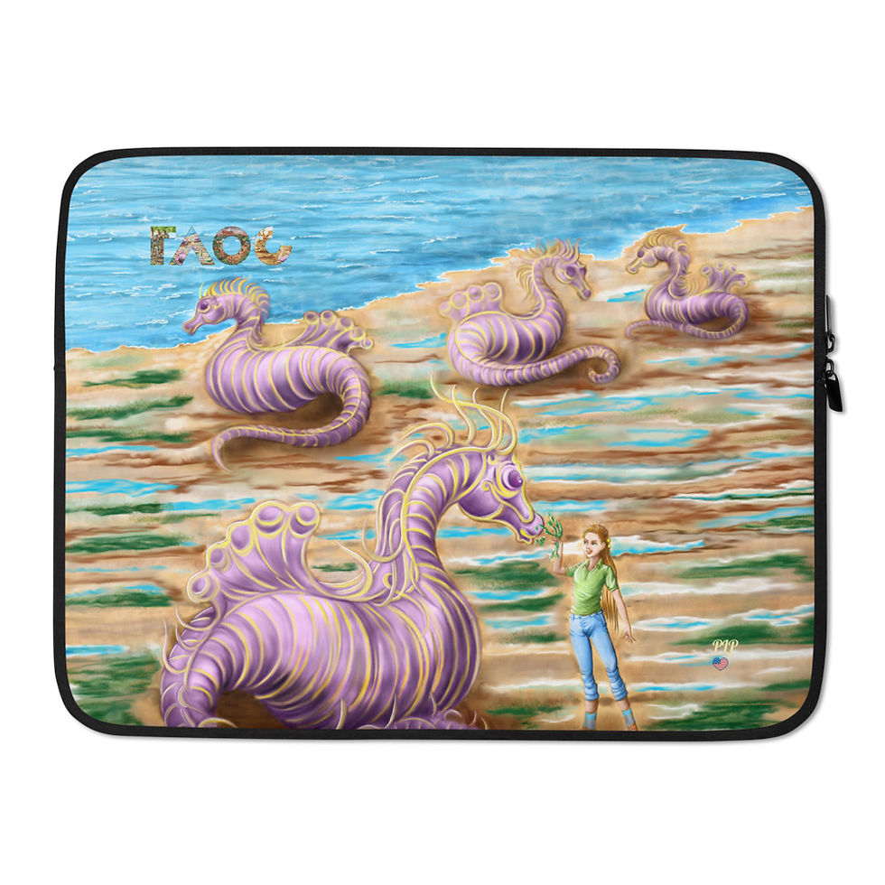 Thumbnail: Laptop Sleeve - Seahorses