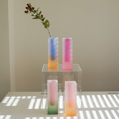 Acrylic Square Vase SALAH