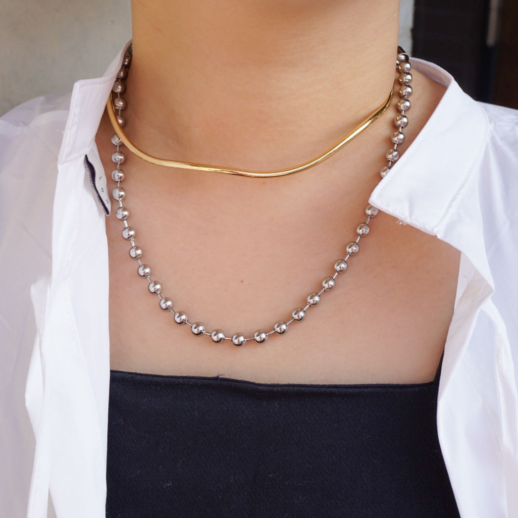 4way Choker (Stainless/14K Gold Plated)