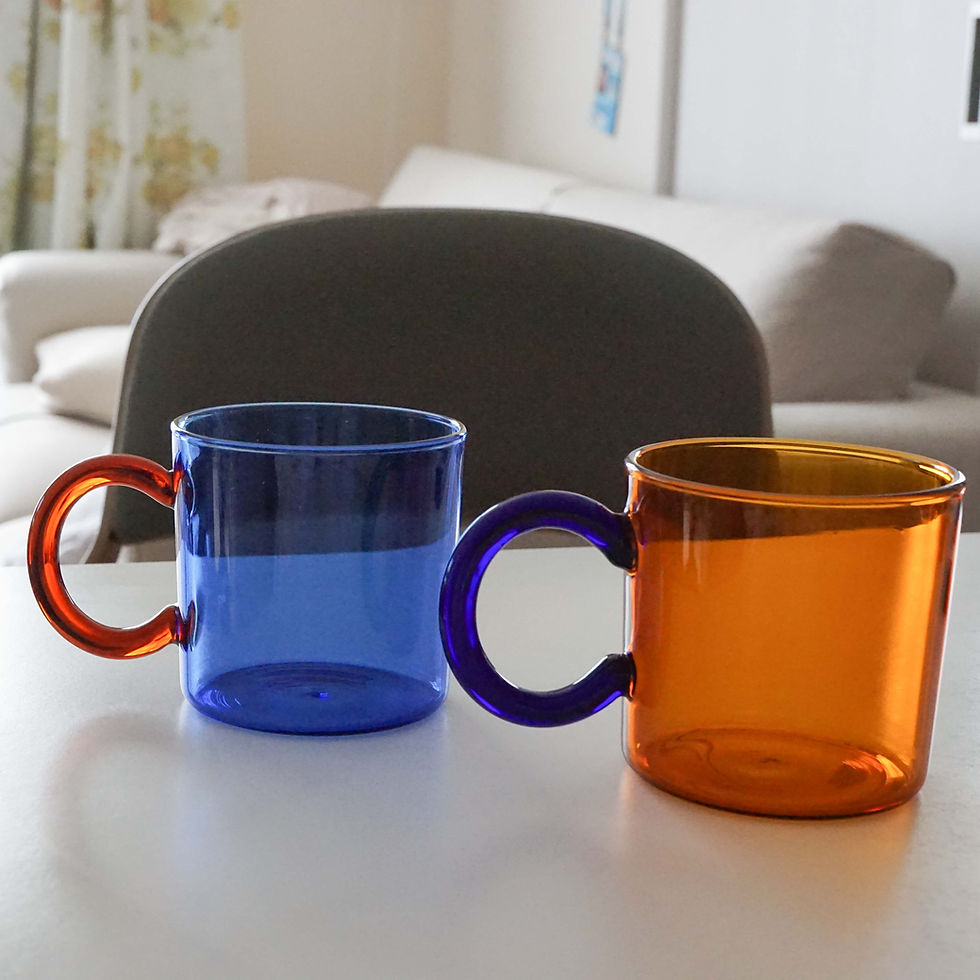 サムネイル： Two-Tone Glass Cup