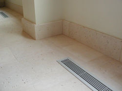 French limestone plinthes