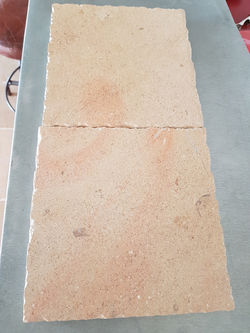 PINK LIMESTONE BUSHHAMMERED FINISH