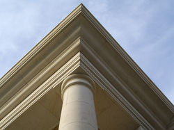 French Limestone Cornice Chamesson BG