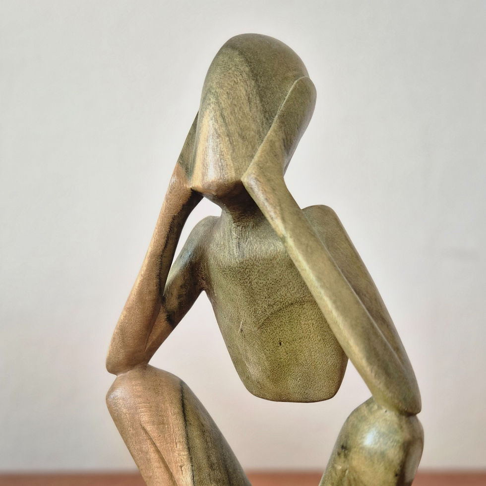 Denkende Figur.