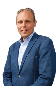 Collega poseren, met een lach