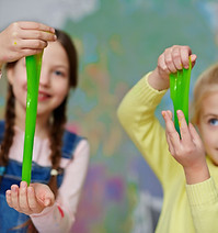 Kids Playing Slime