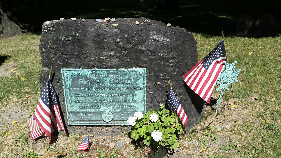Samuel Adams grave stone