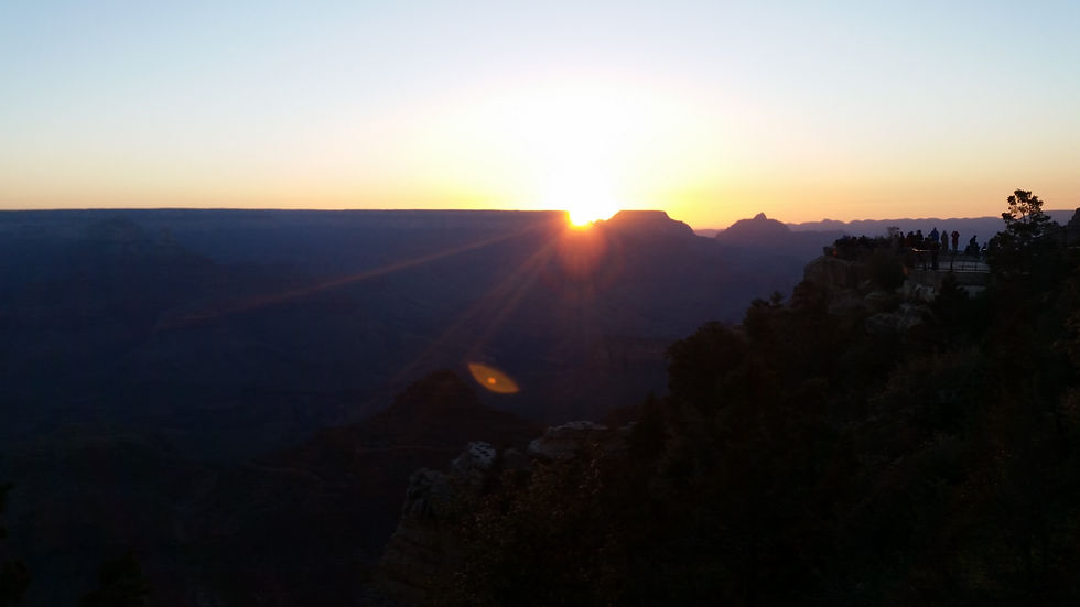 Sunrise over the Grand Canyon