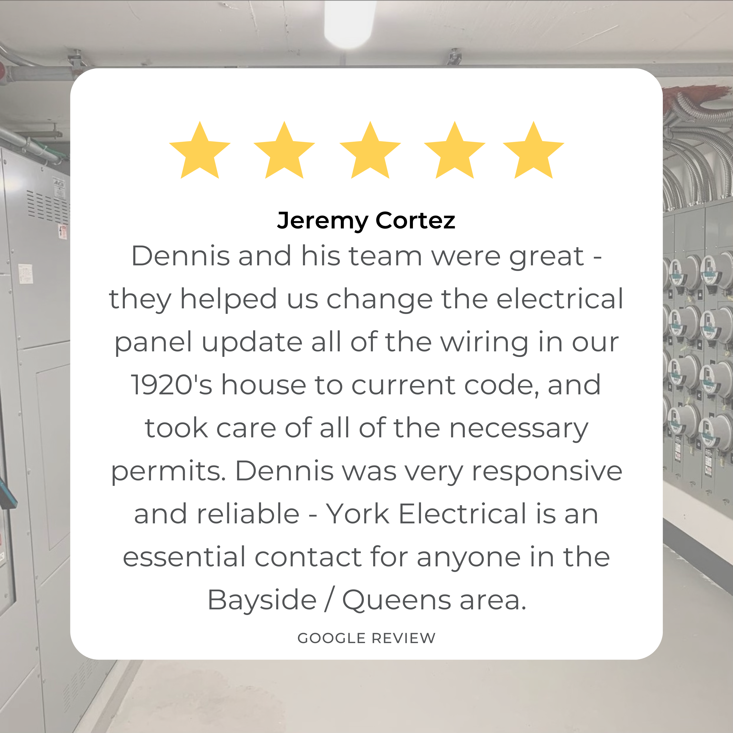 YORK ELECTRICAL CONTRACTORS work 3