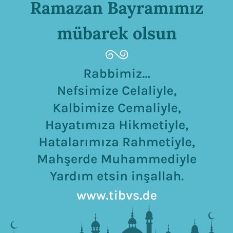 Ramazan Bayramınız Mübarek Olsun!