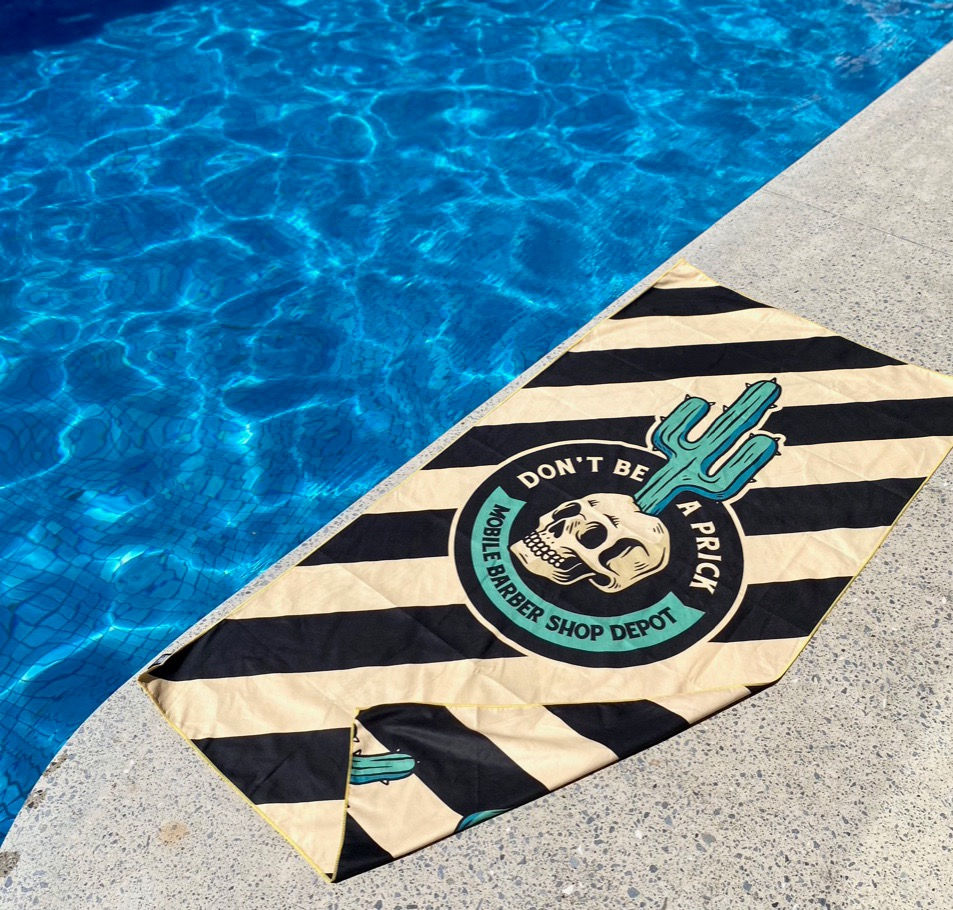 Thumbnail: CACTI GREEN  BEACH TOWEL