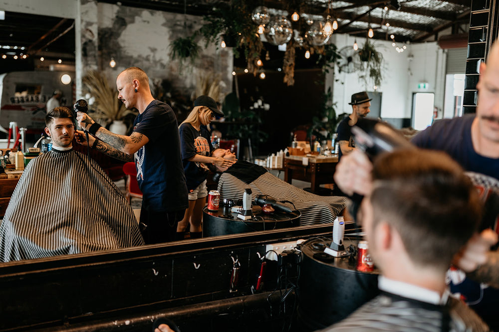 Grooms Party Prep Idea's Gold Coast Mobile Barber Shop Depot!