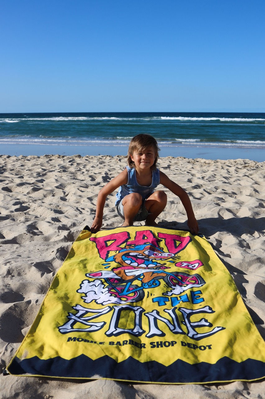 Thumbnail: RAD TO THE BONE BEACH TOWEL