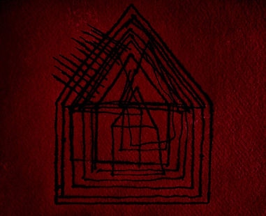 Ink Drawing Of A House.