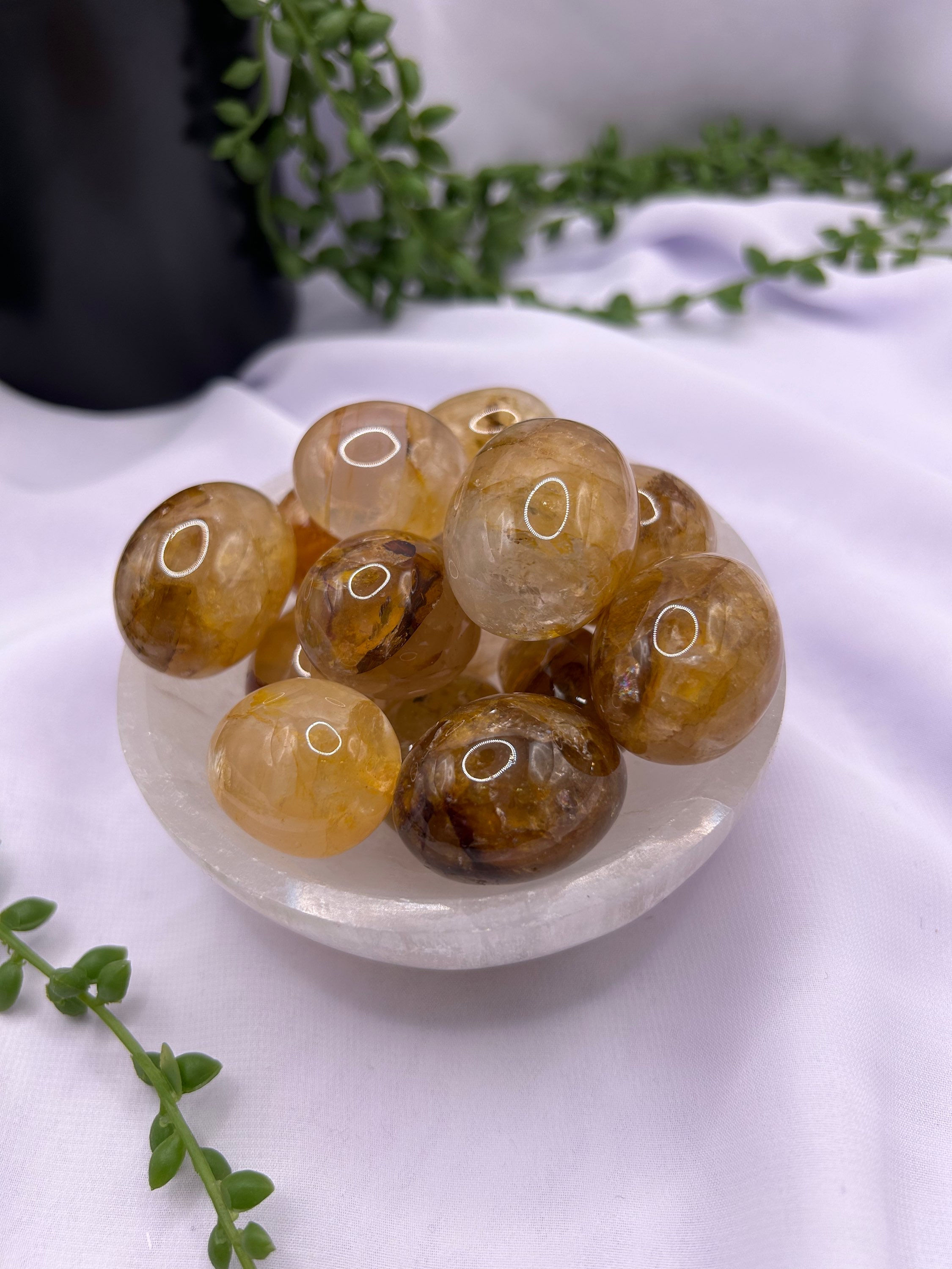 Golden Healer Tumblestone