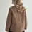 Прев'ю: Куртка демісезонна на кнопках коричнева “onesize”