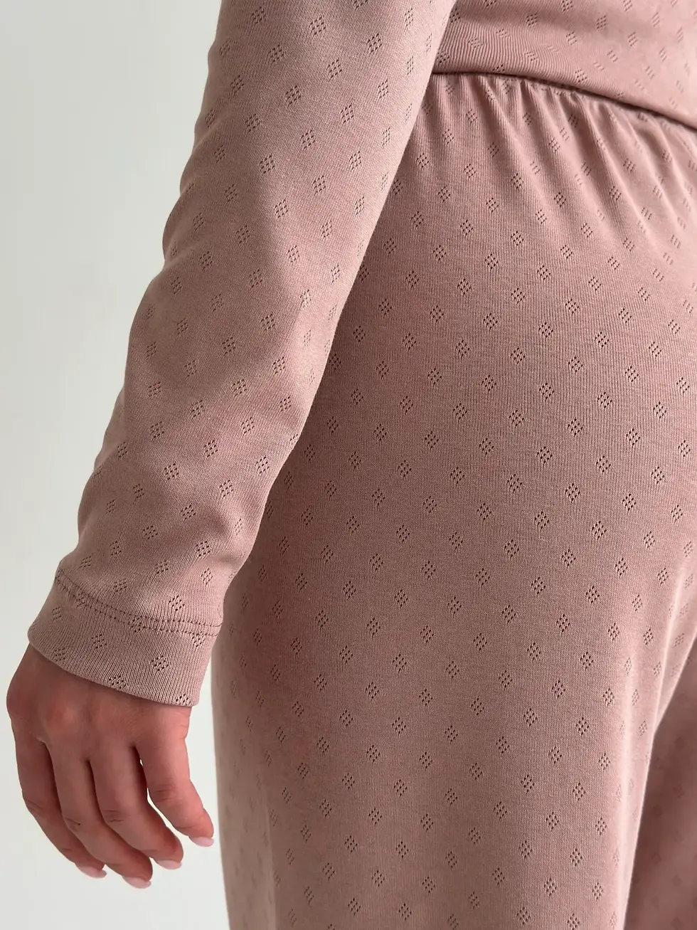 Прев'ю: Рібана штани широкі візон