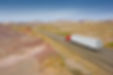 Truck on the utah highway Free Photo