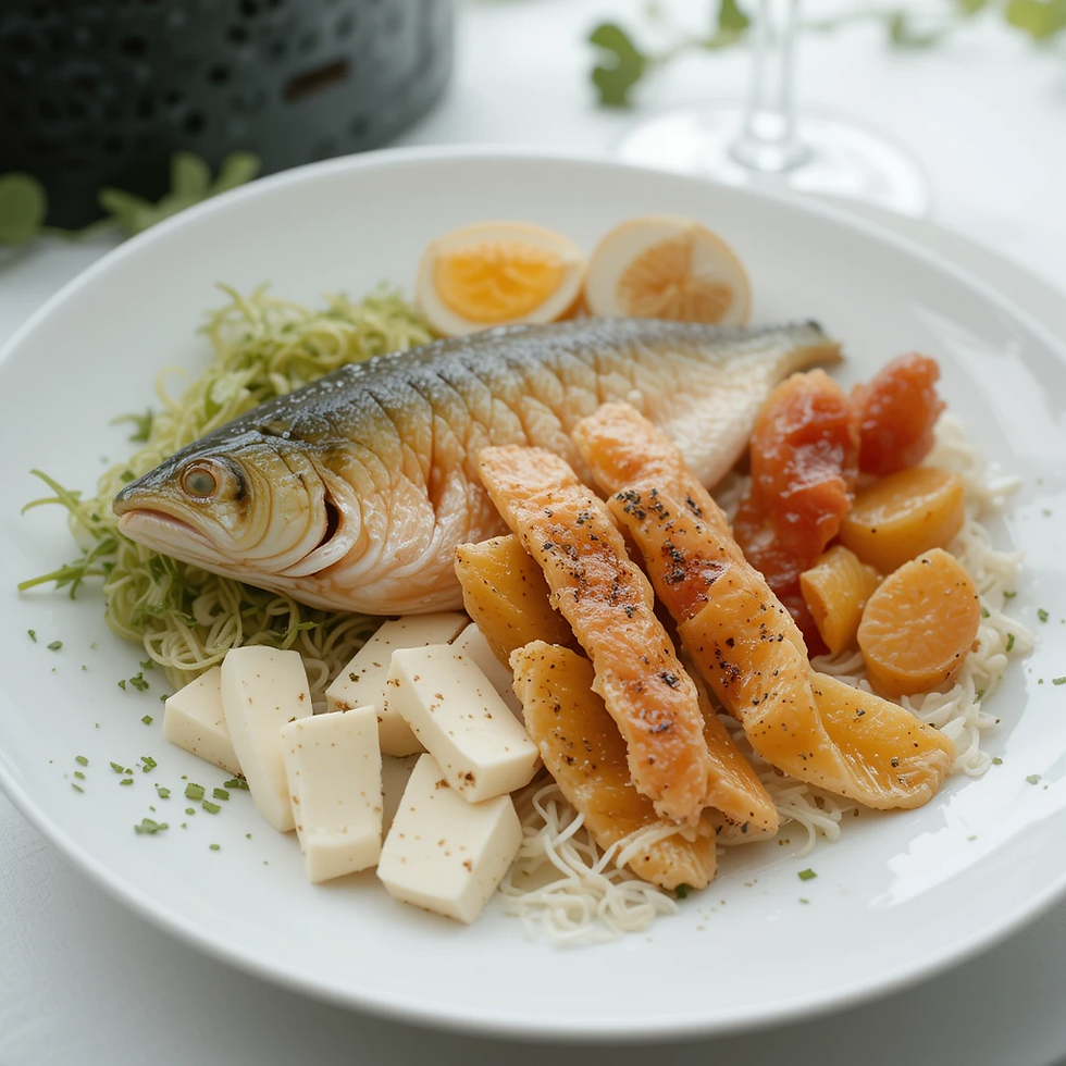 攝取富含維生素D的食物,如深海魚類、蛋黃等