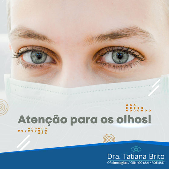 Atenção para os olhos!