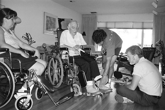 Morrie's wheelchair
