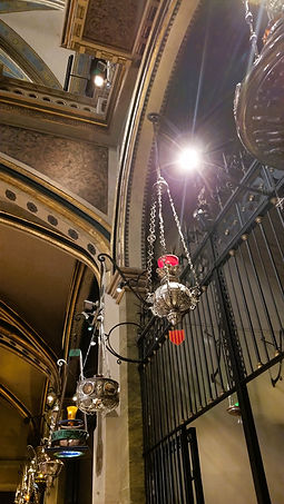 Offer Lamps at Montserrat Monastery